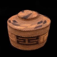 TLINGIT RATTLETOP BASKET